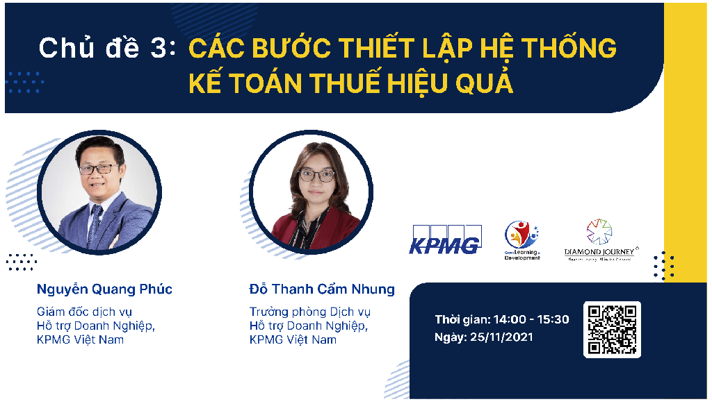 Các bước thiết lập hệ thống Kế toán thuế hiệu quả - Buổi 3