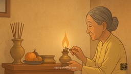 TRUYỆN 19: NGỌN ĐÈN DẦU TRÊN BÀN THỜ