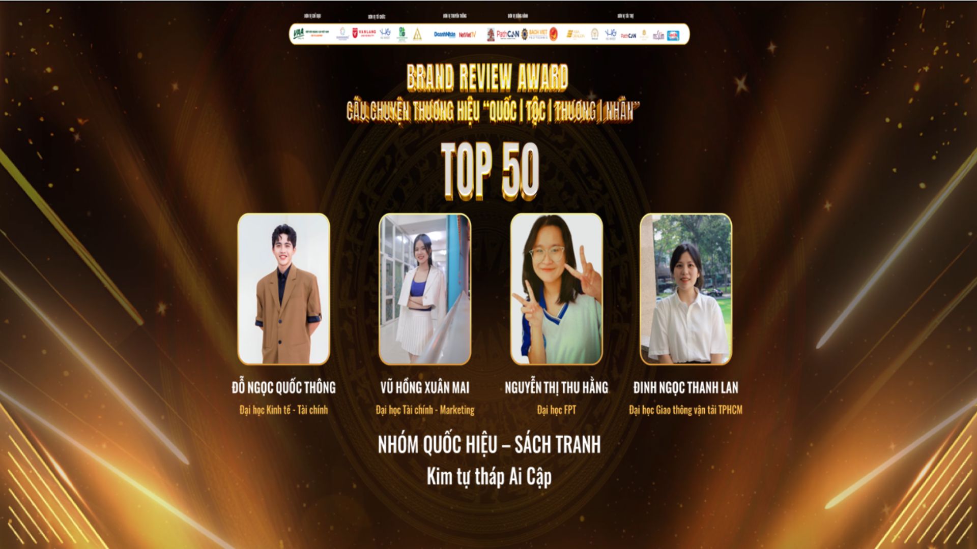 Top 50 Giải thưởng Brand Review Award 2024 - Sách tranh Review Kim tự tháp